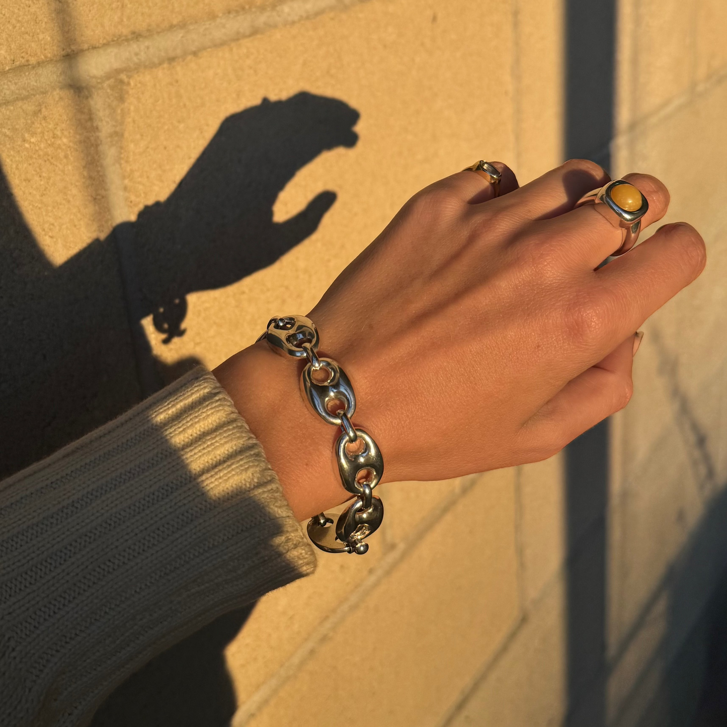 Vintage XL Puffy Mariner Bracelet