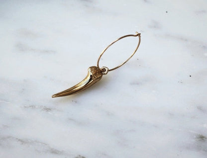 Charm Single Hoop